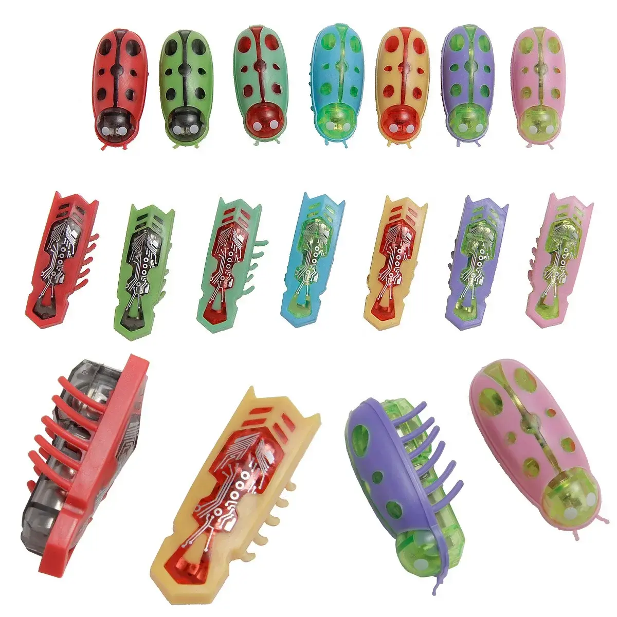 Automatic Electric Bug Toy Vibration Tunnel Robot Insect Battery Operated Cockroach Ladybug for Cat Playful Entertainment