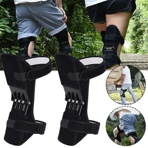 Knee joint booster, knee joint support, protects the patella, relieves knee joint pressure, carbon steel support, durable, very suitable for mountain climbing, running and cycling, suitable for all ages, Sports knee sleeve, Patellar Knee Brace