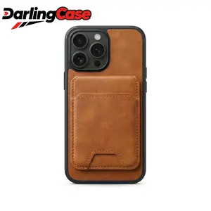 iPhone 17 Pro Max Case by Darlingcase, MagSafe Compatible Wallet Case with Card Holder and Kickstand, Slim Shockproof Case with Drop Protection for iPhone 17 Pro Max, 17 Pro, 17 Plus, 16 15 14 13 12 11 series