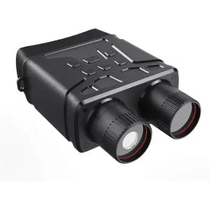 4K Night Vision Binoculars with Infrared Scope - 5X Zoom, 2.4'' LCD, 1080p Video, 128GB Card, Motion Detection for Outdoor Exploration, Camping