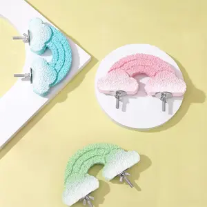 Parrot Rainbow Resin Stand Pole Nail Grinder, Sanding Platform, Tiger Skin Xuan Feng Peony Mouth Grinding Tools, Three Colors Available