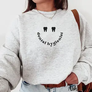 Dental Hygiene Sweatshirt, Cute Hygienist Sweatshirt, Dental Shirts, Dental Hygiene Student Gift