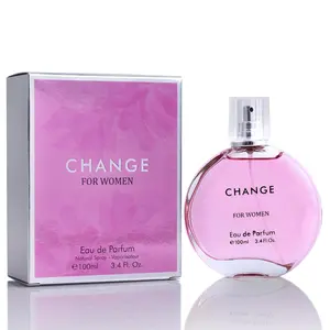 Change Eau De Parfum for Women - Spicy pink pepper on Top Pairing Floral Heart Notes of Jasmine & Iris - Suitable for Casual Wear - Mild & Paraben Free - Elegant 100ml Bottle Packaged in a Box