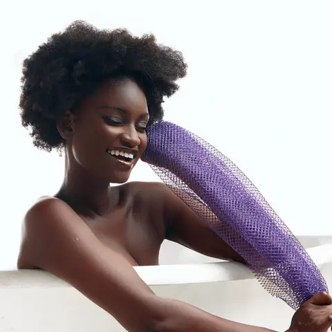 African Exfoliating Net Sponge, Ethically Sourced From Nigeria