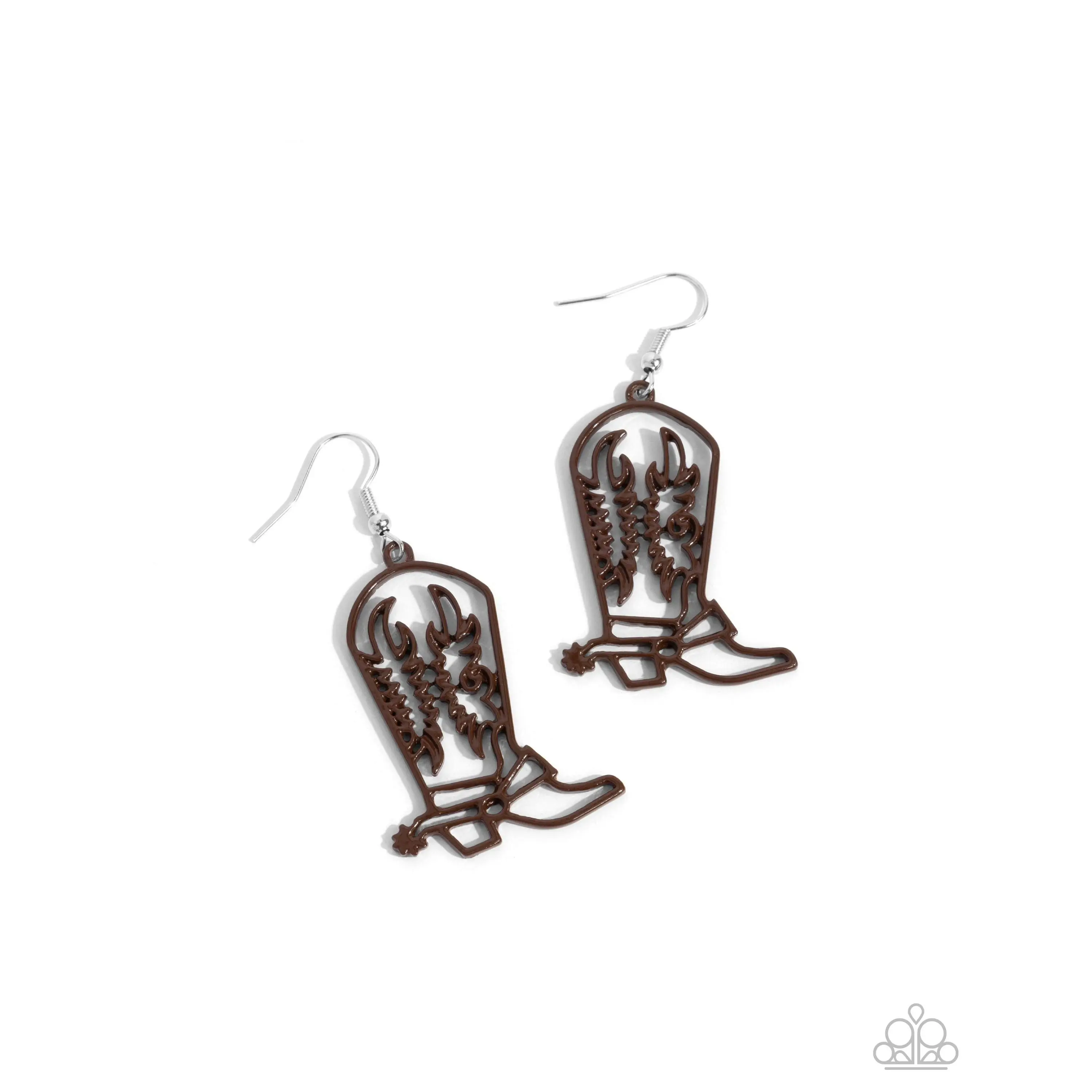 Given the Boot - Brown Earring
