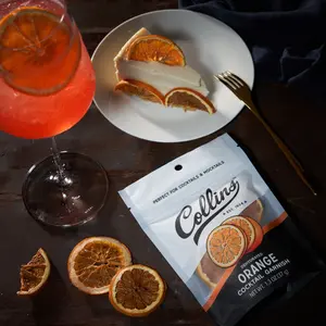 Dehydrated Orange Slices 1.3 oz - Dried Citrus Garnish for Spritz Mocktails & Tequila Sunrise at Your Bachelorette Party, Bridesmaid Gifts, Makes Every Glass Pop