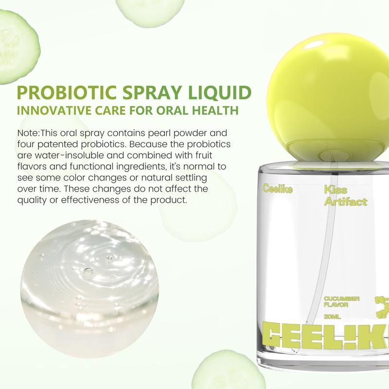 【CEELIKE 】Probiotic Oral Spray | 20ml Breath Freshener for Long-Lasting Freshness & Oral Care | Portable & Sugar-Free