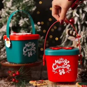 Christmas gift box, Christmas Eve apple gift box, empty box, candy box