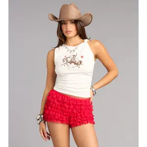 Western Attitude Cowboy Graphic Tank Top