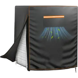 Air Conditioner Cover for Outside Units,AC Units Cover Waterproof for Winter,Windproof,,Tear Resistant Winter 78x78x82cm Covers for Central AC Condenser