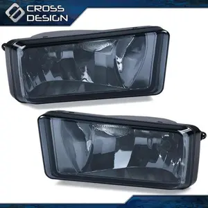 CROSSDESIGN Fog Lights Lamp Fit For 2007-13 Chevy GMC Suburban Silverado 1500 2500 35000 HD