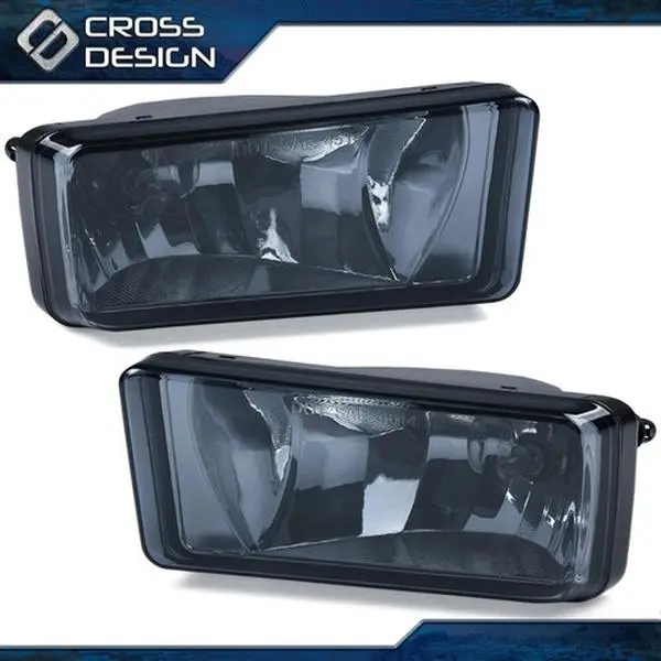CROSSDESIGN Car Fog Lights - Vehicle Accessories, Car Lights Compatible with 2007-13 Chevy 1500, GMC Suburban, Silverado 2500, 3500 HD