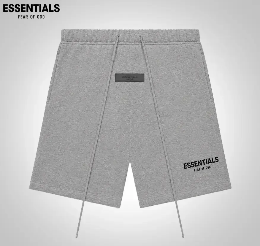 Fear of God Essentials Sweatshort 100% Cotton Men's Breathable Casual Shorts Oversized Streetwear Lounge Shorts
