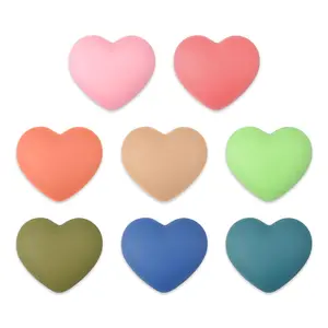 8pcs Strong Fridge Magnets, Small Heart Shaped Decorative Magnets for Refrigerator Photo Calendar Map Whiteboard Kitchen Office Classroom