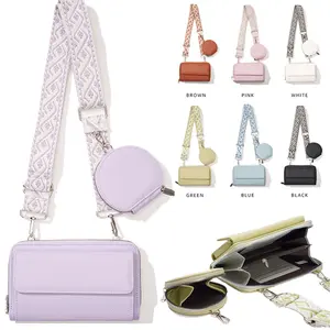 2026 New Crossbody Bag, Phone Shoulder Bag, Wide Strap Small Purse with Coin Pouch, Multi-Color Options, Stylish Everyday Bag