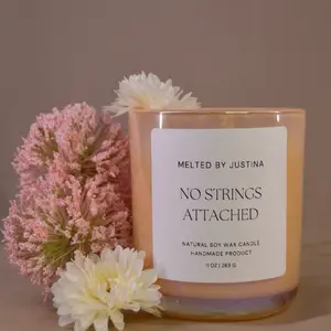 No Strings Attached - Melted By Justina 11 OZ Soy Wax Candle