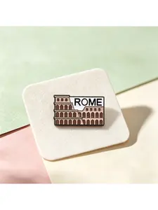 Rome Colosseum Enamel Pin Italian Historical Landmark Brooch Lapel Badge for Backpack Clothes Jewelry Gift