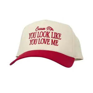 Excuse Me You Look Like You Love Me Embroidered Trucker Hat Unisex
