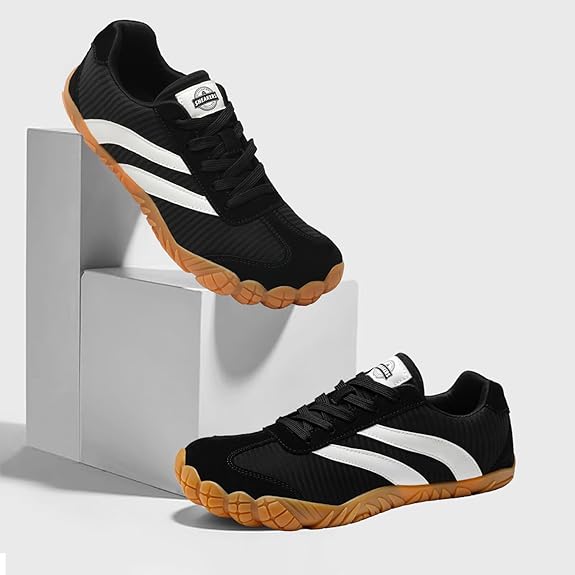 【2026 pro】Barefoot Shoes Women Casual Sneakers,Wide Toe Box Shoes Women Zero Drop Barefoot Shoe Men,Minimalist Trail Running Shoe,Non-Slip Lightweight Breathable Comfortable Fashion Walking Hiking Shoes Unisex