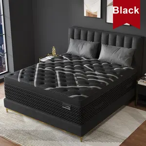 12/14 Inch Memory Foam Mattress Hybrid Pocket Spring Twin Full Queen King Mattress In A Box -Euro Top Mattresses Medium Firm For Motion Isolation, Edge Support, 100 Night Trial