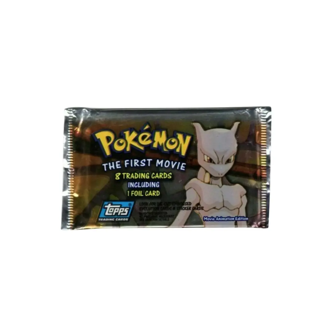 pokemon the first movie topps booster box 1999 Topps Pokemon The First Movie Box (Black Label) (36/8) main image 1