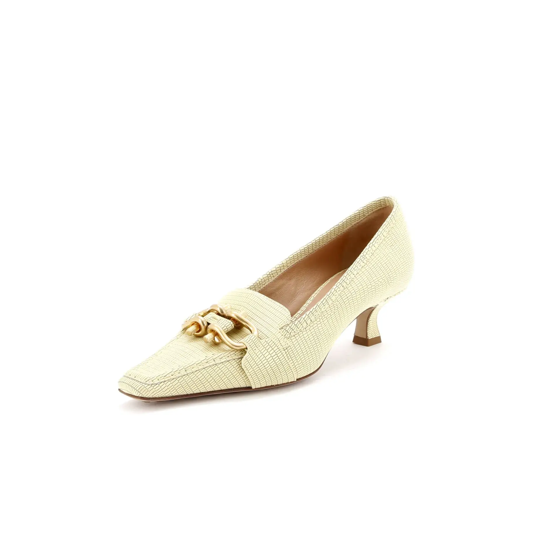 Pre-owned Bottega Veneta Women's Madame Pumps Embossed Leather by Rebag