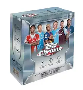 2025-26 Topps Chrome UEFA Club Competitions Soccer Mega Box