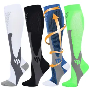 STANDWAY Compression Socks – Magic Socks for Women & Men, 4 Pairs, Best Support for Athletes, Running, Hiking, Recovery