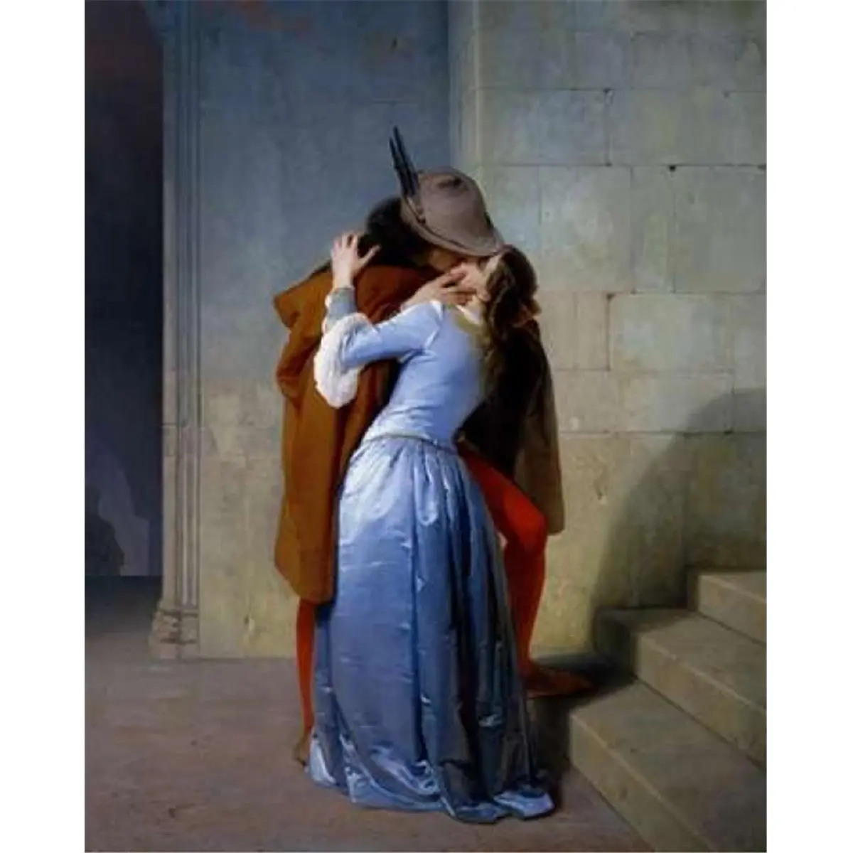 The Kiss Poster Print by Francesco Hayez, 20 x 24 - Large