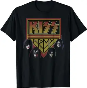 KISS - KISS Army Portrait T-Shirt cotton Man Menswear