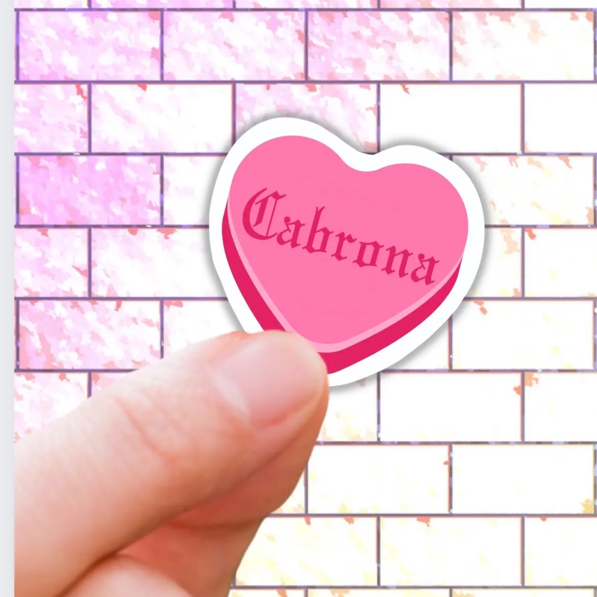 Cabrona heart funny latina vinyl sticker Cabrona heart funny latina vinyl sticker