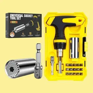 Stocking Stuffers for Men Super Universal Socket Tools Gifts for Men, Grip Set with Power Drill Adapter Cool Stuff Gadgets Present Ideas Gifts for Dad Husband Him Adults Mens Gifts Christmas for Women