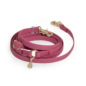 Burgundy 4-in-1 Convertible Hands Free Cloud Dog Leash
