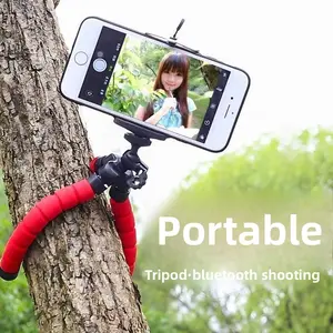 Multifunctional Flexible Octopus Tripod Stand Mini Portable Selfie Accessory for Phone Camera Live Streaming Vlogging Video Shooting Taking Photos