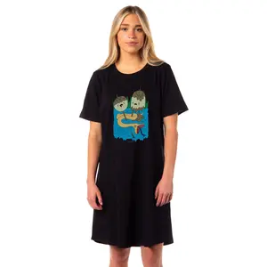 Adventure Time Women's Marceline's Rock Shirt Pajama Dorm Sleep Shirt Nightgown