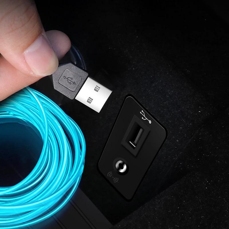 USB Powered Car Interior LED Light with Fuse Protection, Multiple Color Modes 5M Fiber Ambient Light, Car Interior Decorative Light, Create A Cool Ambiance In Your Car USB Powered Car Interior LED Light with Fuse Protection, Multiple Color Modes 5M Fiber Ambient Light, Car Interior Decorative Light, Create A Cool Ambiance In Your Car