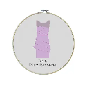 Fritz Bernaise Premium Cross Stitch Kit - EVERYTHING INCLUDED | Bridesmaids Movie Quotes | Wedding Gifts | Help me, I'm Poor | Maid of Honor | Kristen Wiig