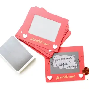 10pcs Scratch-Off Cards, Birthday Gift Love Coupons, Anniversary DIY Gift for Her, Valentine's Day Tickets, Love Note Game Cards, Fun Party Cards