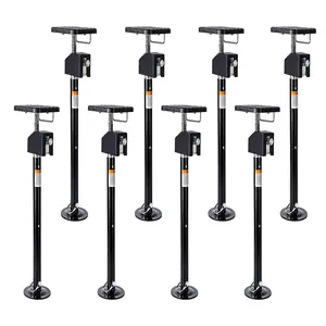 8 Pack RV Slide Out Supports Jack with a Flat Top Support Block, RV Stabilizer Jacks Supports Up to 40,000lbs, 21"-49" Quick-Lift Adjustable - Drill & Hand Crank Compatible for Campers & RVs