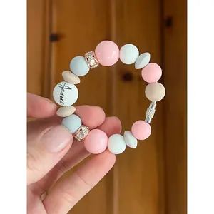 Light Pink Jesus Tumbler Cup Charm