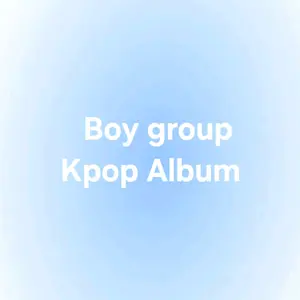 Boy Kpop Group Album