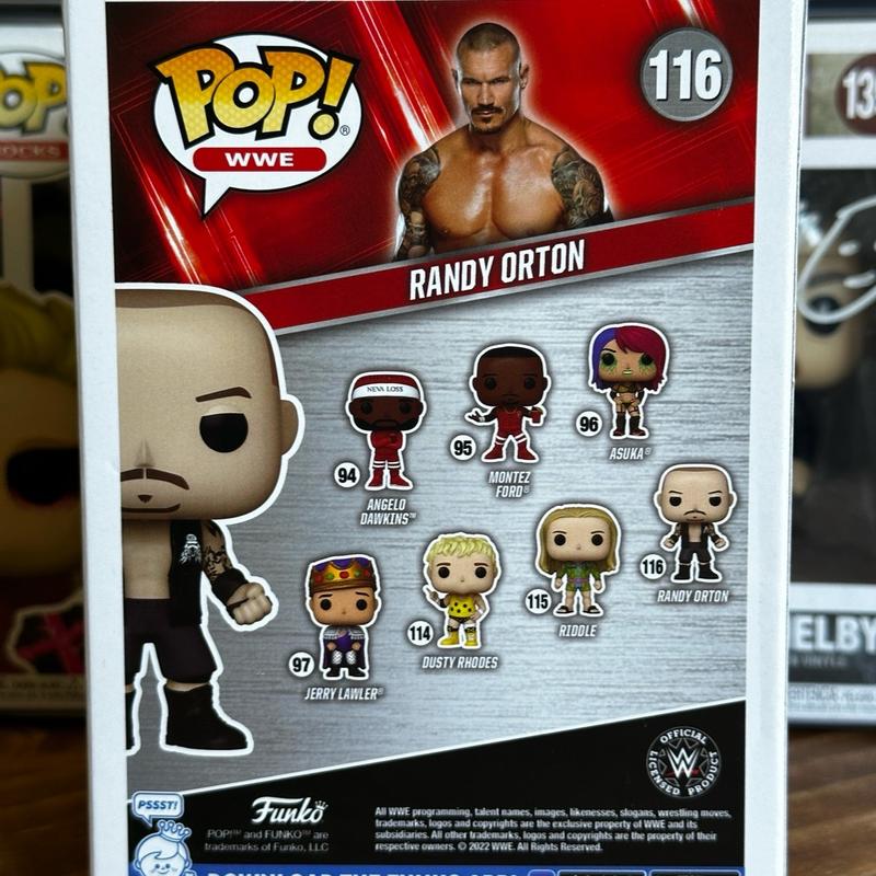 Funko Pop WWE Randy Orton #116 Signed with COA