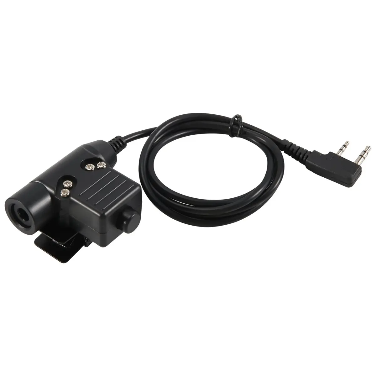 U94 7.0mm PTT Cable Plug Headset Adapter 2PIN for Baofeng UV-5R UV-S9 Plus UV-82 AR-152 Walkie Talkie Two Way Radio