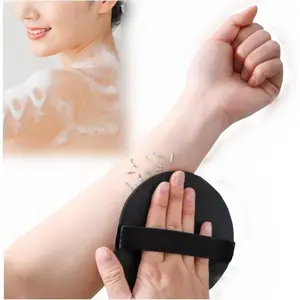Exfoliating Rubber Body Scrubber Gloves – 4-Piece Bath Kit, Gentle Shower Gloves That Exfoliate & Improve Skin Texture Daily Smooth Personal