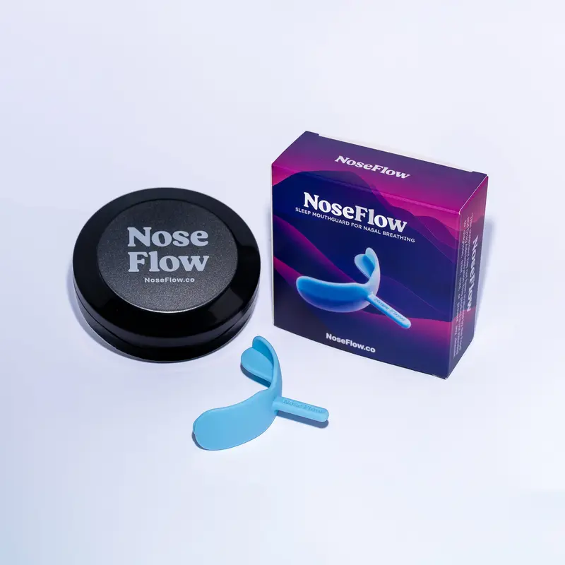 NoseFlow Night Guard - Tongue Posture Trainer for Nighttime | Reusable & Soft | Better than MouthTape
