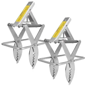 SmartCatchX 2PCS Easy Setup Mole Scissor Traps Outdoor Reusable Mole Rodent Control Trap Solid Metal Material For Lawn Garden Yard