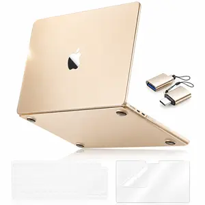 MOSISO Compatible with MacBook Air 13 inch Case 2025-2022 M4 A3240 M3 A3113 M2 A2681,Ultra-Thin Natural Original Hard Shell&Keyboard Cover&Screen Film&Type C for MacBook Air 13.6 inch, Starlight Clear