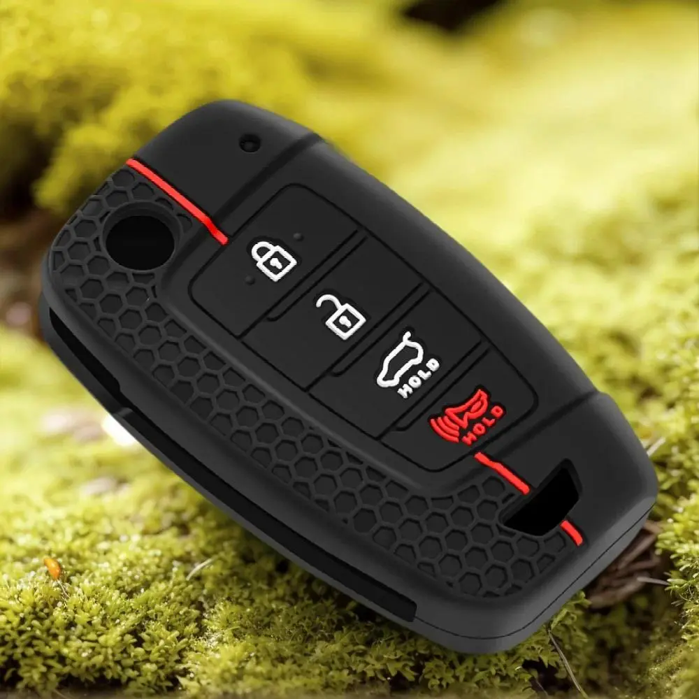 For Hyundai Solaris Tucson Sonata ACCENT Elantra Creta I30 Ix35 Knife Silicone Remote Key Cover Caps Key Fob Cover Car Key Protector Car Key Accessory