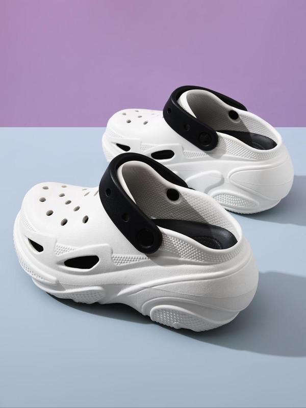 Women's Thick Sole Slides, Casual Comfortable Breathable Slippers for Summer, Non-slip Slippers for Indoor & Outdoor Wear, Walking Shoes