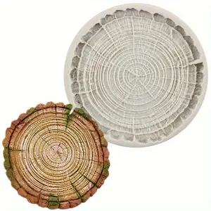 Silicone Stump Shaped Mold, 1 Count Wooden Stumps Modeling Mold, Soft Terracotta Plaster Fittings, DIY Pottery & Ceramics for Home Decor